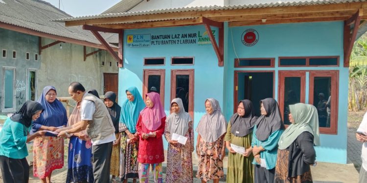 PLTU BANTEN 2 LABUAN Salurkan Bantuan 1 Unit Rumah Untuk Warga Desa Cigondang