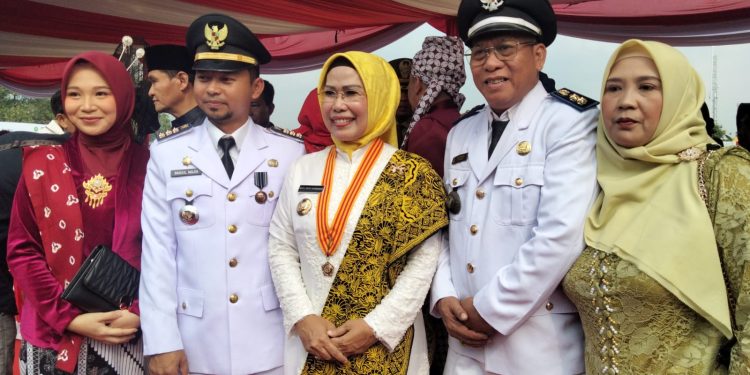 Upacara HUT RI Ke-79/2024 Pemda Kab. Serang Dilaksanakan di Desa Sukadalem Kec. Waringinkurung
