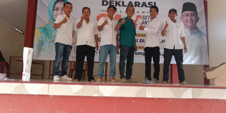 Relawan Setia Andika Hazrumy Deklarasi Mendukung Airin dan Andika Hazrumy di Pilgub Banten dan Pilbup Serang