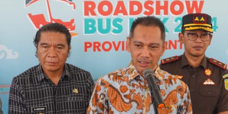Bus Antikorupsi KPK Tiba di Serang, Banten, Puncak Roadshow 2024
