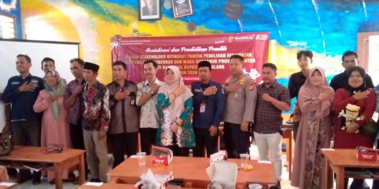 PPK & PPS Cimanggu- Pandeglang Gelar Sosialisasi dan Pendidikan Pemilih