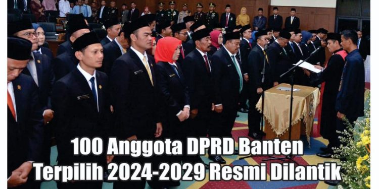 100 Anggota DPRD Banten Periode 2024-2029 Disumpah Hari Ini