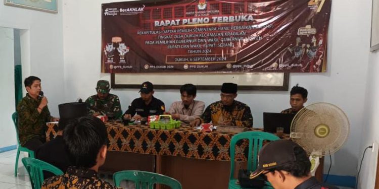 Dandim 0602/Serang Kerahkan Babinsa Untuk Pantau Rapat Pleno Terbuka Rekapitulasi DPSHP Pilkada 2024