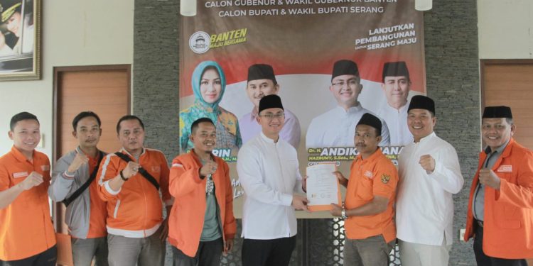 Serahkan B1 KWK, Partai Buruh Resmi Usung Andika-Nanang
