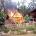 Diduga Akibat Korsleting Listrik, Rumah Warga di Desa Pabuaran Kab. Serang Alami Kebakaran