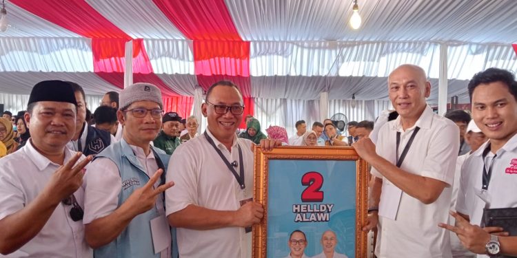 Helldy dan Alawi Resmi Nomor Urut Dua pada Pilkada 2024 Kota Cilegon