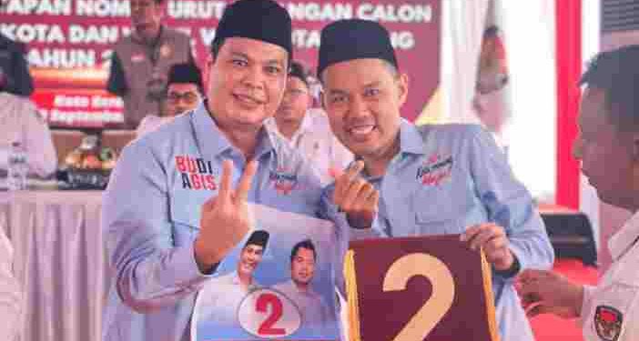 Budi Rustandi – Nur Agis Dapat Nomor Urut 02 di Pilkada Serang