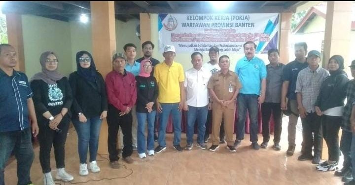 Pengurus Kelompok Kerja (Pokja) Wartawan Provinsi Banten Resmi Dikukuhkan