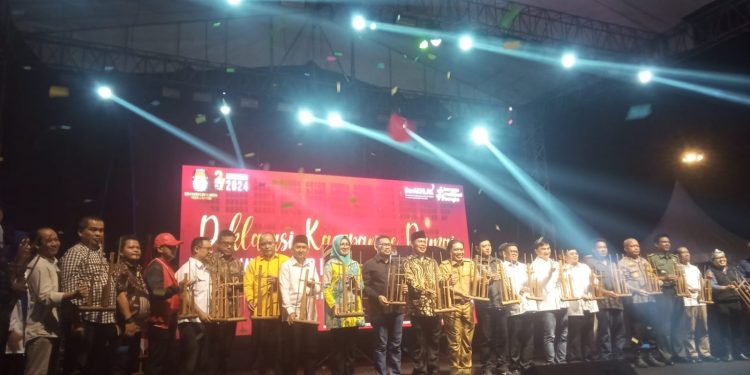 KPU Banten Gelar Deklarasi Kampanye Damai di Masjid Raya Al-Bantani (KP3B).