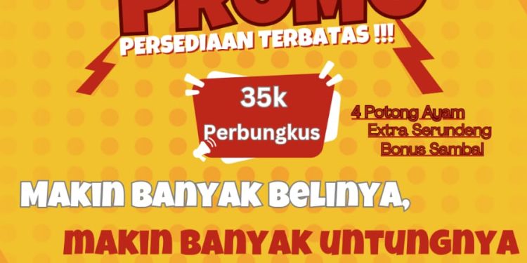 Mumpung Masih PROMO! Yyukk Buruan Kita Kunjungi Ayam Potong Bumbu Kuning “AJIRASA” Cipondoh-Tangerang