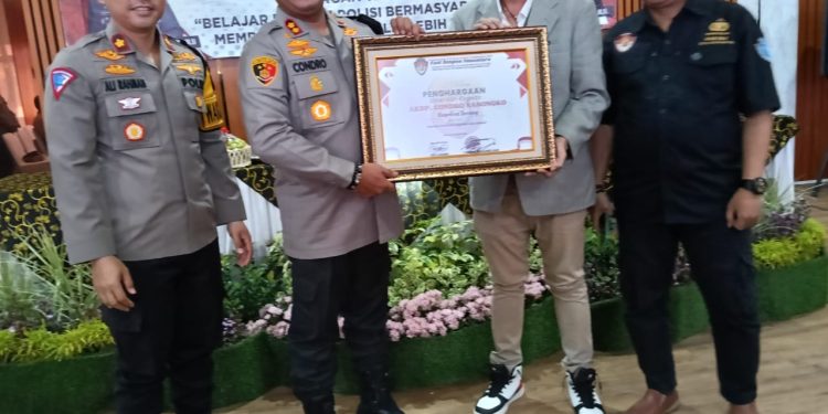 Program Ngariung Iman Ngariung Aman Kapolres Serang Diganjar Penghargaan