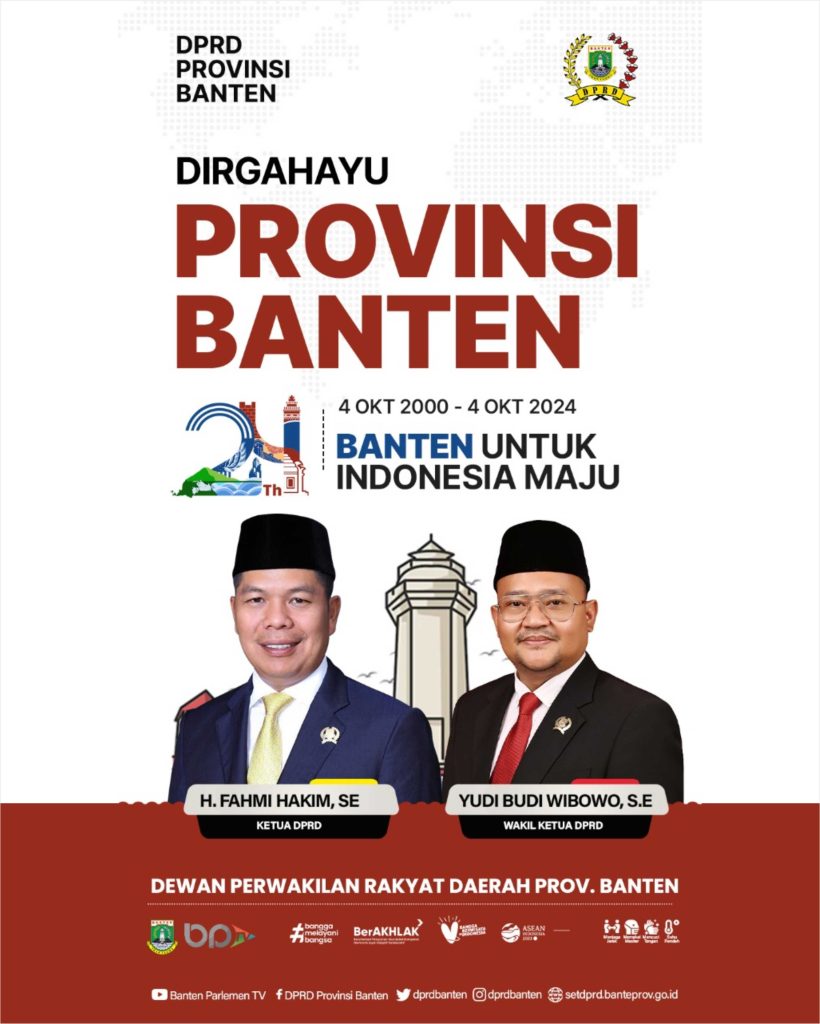 ucapan hut Banten 24 dprd banten