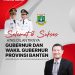 Ucapan Selamat dan Sukses atas Pelantikan Gubernur dan Wakil Gubernur Provinsi Banten dari Dinas Pendidikan dan Kebudayaan Provinsi Banten