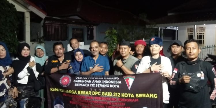 DPC GAIB 212 Kota Serang Apriasi Program Gubernur penghapusan Denda Pajak Kendaran dan Siap kawal program Untuk Kepentingan Masyarakat