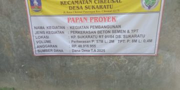 Pekerjaan Perkerasan Beton Semen Dan TPT DiDesa Suka Ratu DidugaTidak Sesuai Operasional Prosedur Dan Kades Alergi Terhadap Wartawan