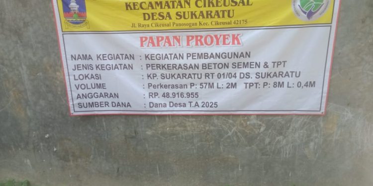 Pekerjaan Perkerasan Beton Semen Dan TPT DiDesa Suka Ratu DidugaTidak Sesuai Operasional Prosedur Dan Kades Alergi Terhadap Wartawan