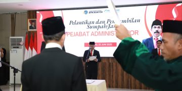 Pelantikan Pejabat Administrator, Kakanwil: Kita Jalankan Amanah Dengan Sebaik-Baiknya