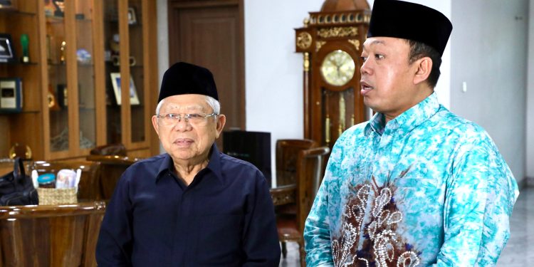 Wakili Pemerintah, Nusron Antar Undangan Upacara Peringatan HUT 80 Tahun Kemerdekaan RI untuk Wapres ke-13 K.H. Ma’ruf Amin