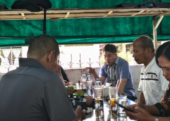 Jalin Silaturahmi Kabid Humas Polda Sumut Ngopi Bareng Dengan Wartawan Sumut