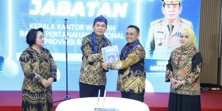 Harison Mocodompis Resmi Menjadi Kepala Kanwil BPN Provinsi Banten