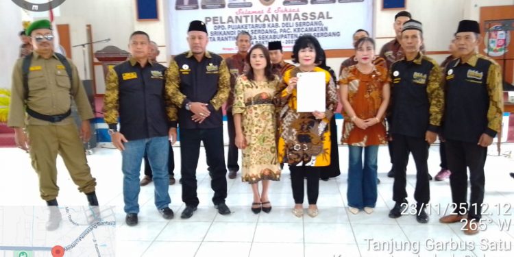 Pelantikan Massal Paguyuban Keluarga Besar PUJAKETARUB Sumut Masa Bhakti 2024 – 2027