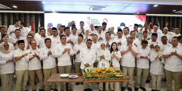Tasyakuran HUT ke-18 Gerindra, Andra Soni Intruksikan Kader Terus Kompak dan Berdampak untuk Masyarakat